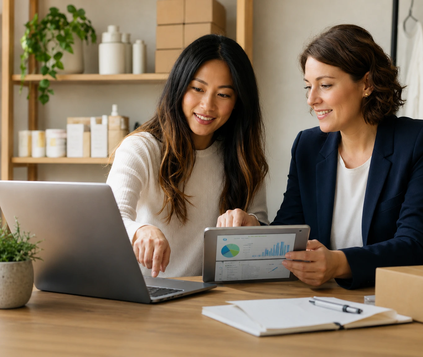 Business owner speaking with a Bizfyle advisor