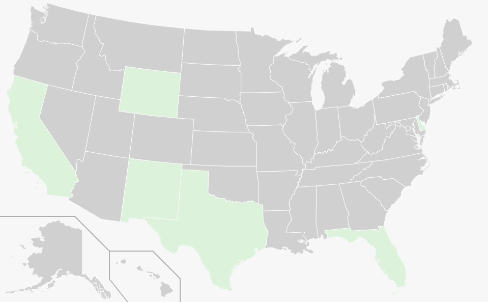 Exact map of the United States showing state boundaries
